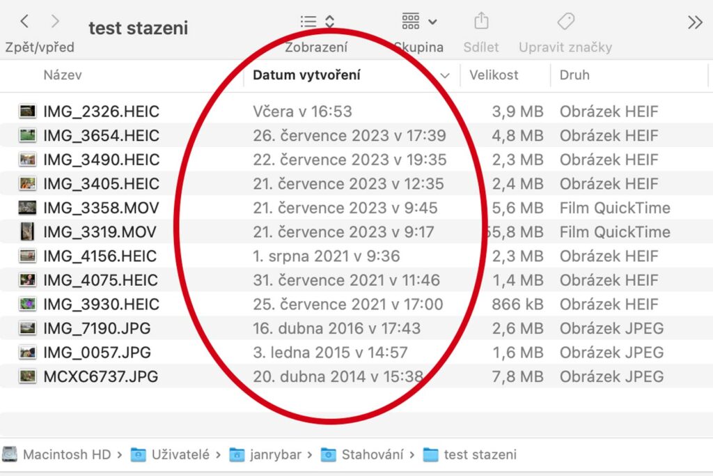 Mac a dobrá data